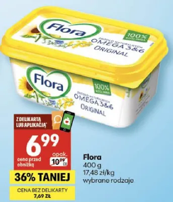 Margaryna Smakowita z ziarnami promocja w Delikatesy Centrum