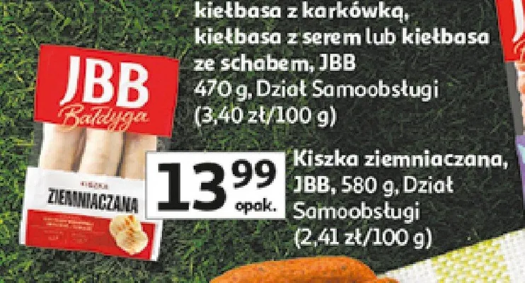 Kiszka ziemniaczana JBB promocja w Auchan