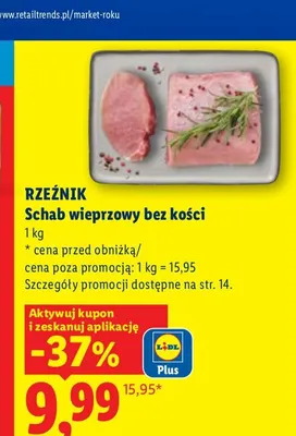 Schab wieprzowy bez kości Rzeźnik promocja w Lidl