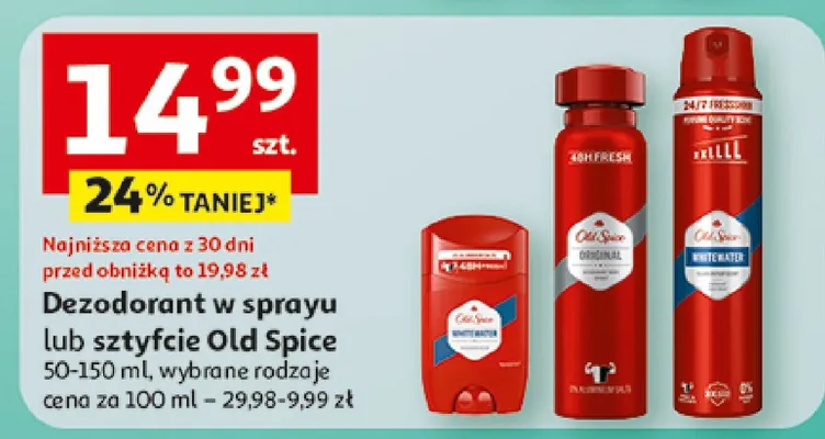 Dezodorant w sprayu lub sztyfcie, wybrane rodzaje promocja w Auchan