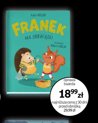 Książka Franek Ma obowiązki promocja w Empik