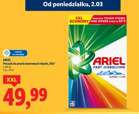 Proszek do prania kolorowych tkanin, XXL promocja w Lidl