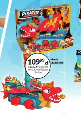 Zabawka Piratix DragonShip promocja w Empik