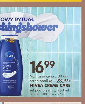 Żel pod prysznic Nivea Creme Care promocja w Super-Pharm