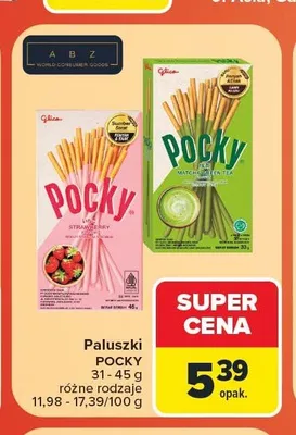 Paluszki Pocky Matcha Green Tea Glico promocja w Carrefour