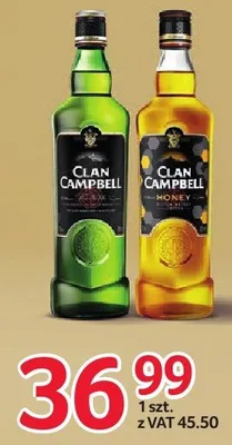 Whisky WHISKY CLAN CAMPBELL 40% 700 ML promocja w Selgros