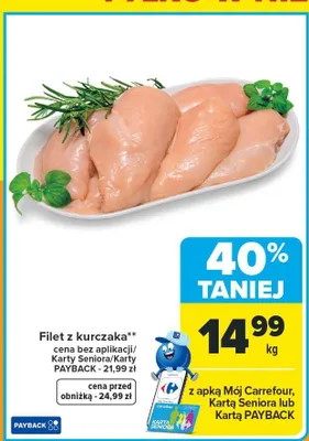 Filet z piersi kurczaka promocja w Carrefour Market