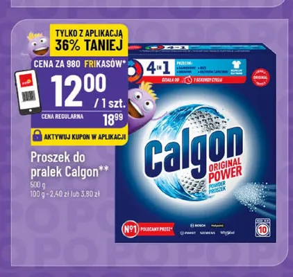 Proszek do pralek Calgon Original Power promocja w POLOmarket