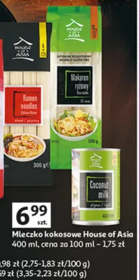 Mleczko kokosowe promocja w Auchan