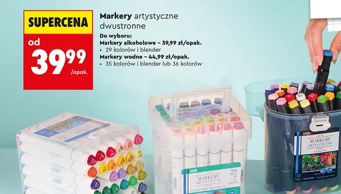 Markery alkoholowe dwustronne LOOZZ promocja w Biedronka