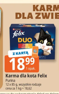 Karma dla kota Felix Duo promocja w Leclerc