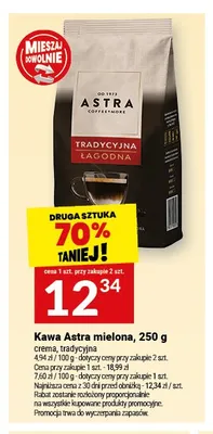 Kawa mielona Astra tradycyjna promocja w Twój Market