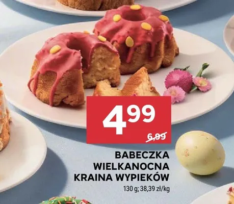 Babeczka wielkanocna kraina wypieków promocja w Stokrotka