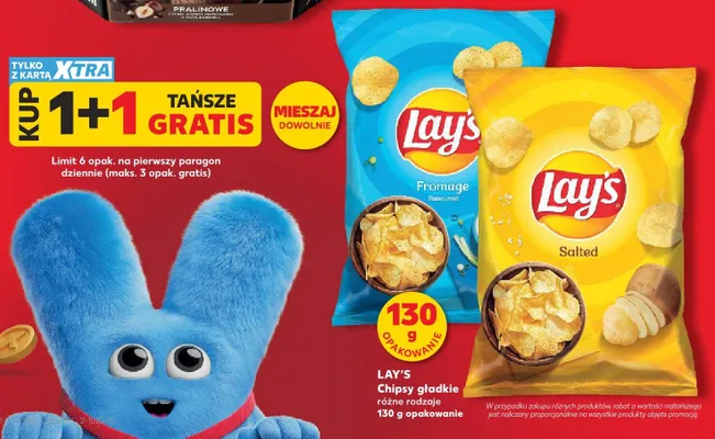 Chipsy gładkie różne rodzaje promocja w Kaufland