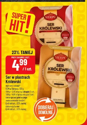Ser w plastrach Królewski różne rodzaje promocja w POLOmarket