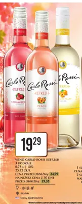 Wino białe Carlo Rossi Refresh Yellow Plum promocja w Dino