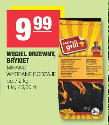 Węgiel drzewny, brykiet promocja w SPAR
