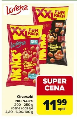 Orzeszki Nic Nac's promocja w Carrefour Market