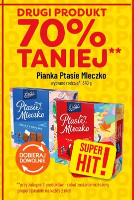 Pianka Ptasie Mleczko E.Wedel waniliowe promocja w POLOmarket