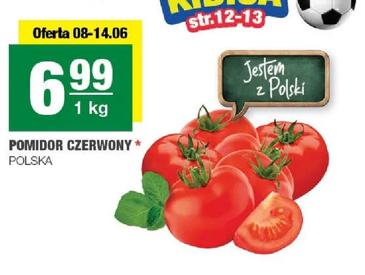 Pomidor czerwony Polska promocja w SPAR