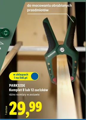 Komplet 8 lub 12 zacisków promocja w Lidl