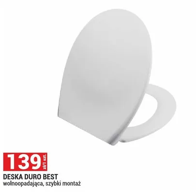 Deska Duro Best wolnoopadająca szybki montaż promocja w Merkury Market