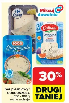 Ser pleśniowy Gorgonzola promocja w Carrefour Market