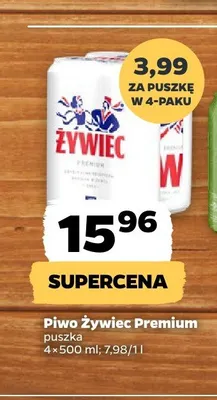 Piwo Żywiec Premium 4-pak 500 ml promocja w Netto