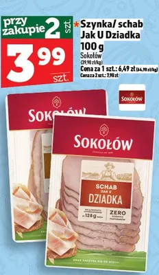 Szynka/schab Jak U Dziadka promocja w TOPAZ