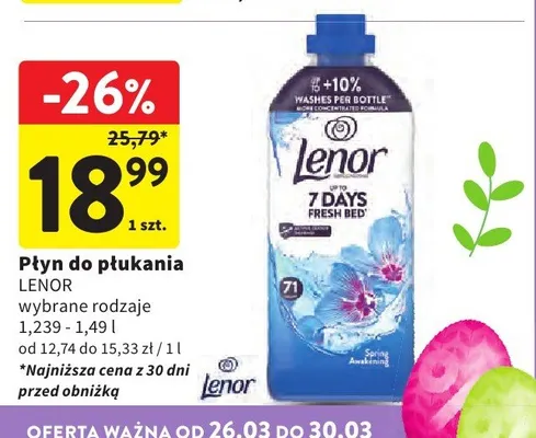 Płyn do płukania wybrane rodzaje promocja w Intermarche