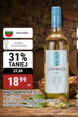 Wino czerwone Labirynth promocja w bi1
