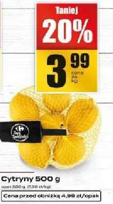 Cytryny promocja w Supeco