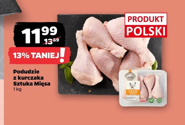 Podudzie z kurczaka Sztuka Mięsa promocja w Netto
