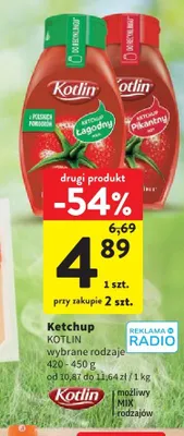 Ketchup KOTLIN promocja w Intermarche
