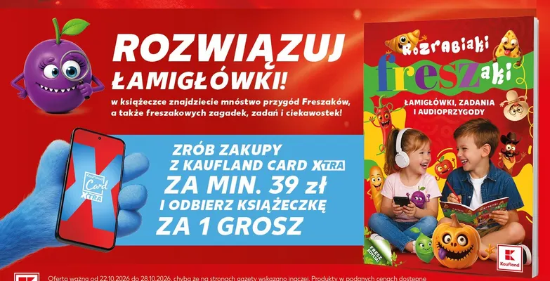 Książeczka Rozrabiaki Freszaki promocja w Kaufland
