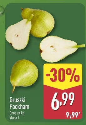 Gruszki Packham promocja w Aldi