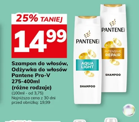 Szampon do włosów Pantene Pro-V Aqua Light promocja w Hitpol