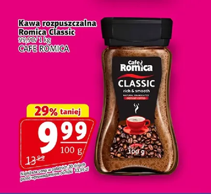 Kawa rozpuszczalna Romica Classic Cafe promocja w Prim Market