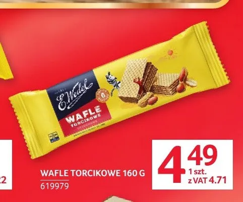 Wafle Torcikowe E.Wedel promocja w Selgros