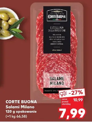 Salami Milano Corte Buona promocja w Kaufland