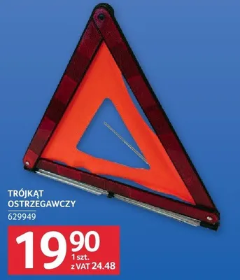 Trójkąt ostrzegawczy promocja w Selgros