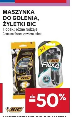 Maszynka do golenia Bic Flex 4 promocja w Stokrotka