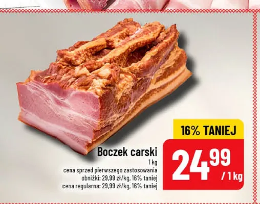 Boczek carski PEKPOL promocja w POLOmarket