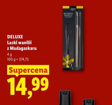 Laski wanilii z Madagaskaru Deluxe promocja w Lidl