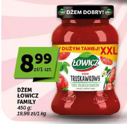 Dżem Łowicz Family promocja w Groszek