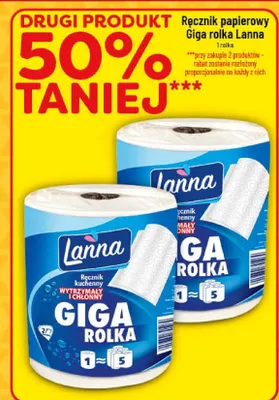 Ręcznik papierowy Giga rolka promocja w POLOmarket