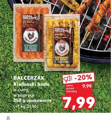Kiełbaski białe w papryce Balcerzak promocja w Kaufland