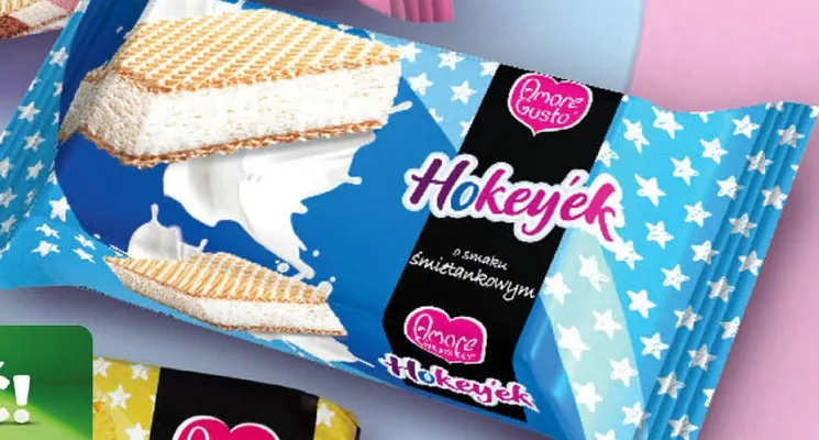Lody Hokeyék śmietankowy Amore Gusto promocja w POLOmarket