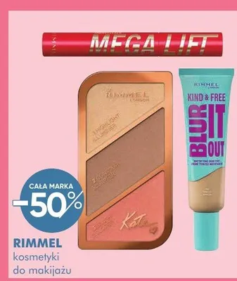 Kosmetyki do makijażu Rimmel promocja w Super-Pharm