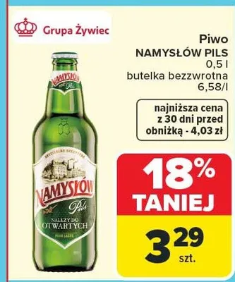 Piwo promocja w Carrefour Market